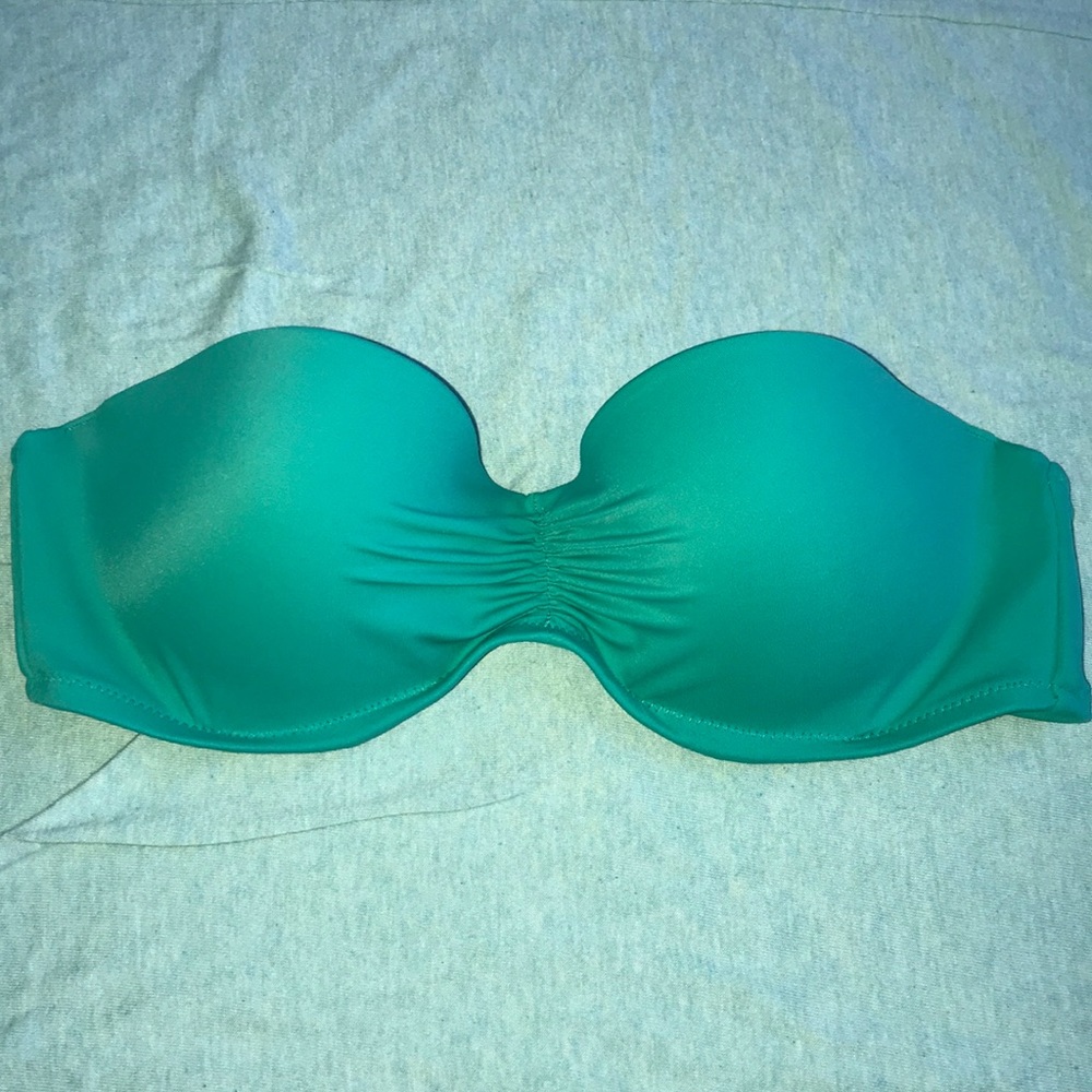 Victoria’s Secret Flirt Bandeau 34C - Aqua Blue